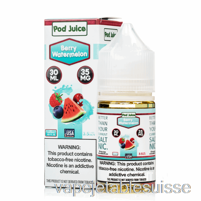 Vape Suisse Baie Pastèque - Jus De Dosette - 30ml 35mg